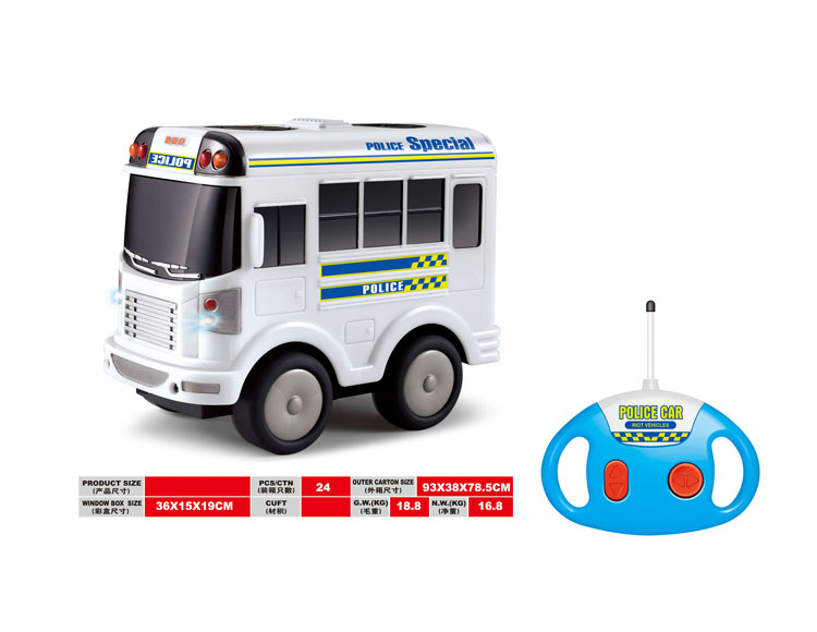 卡通警车（带声音+音乐） 06-29D